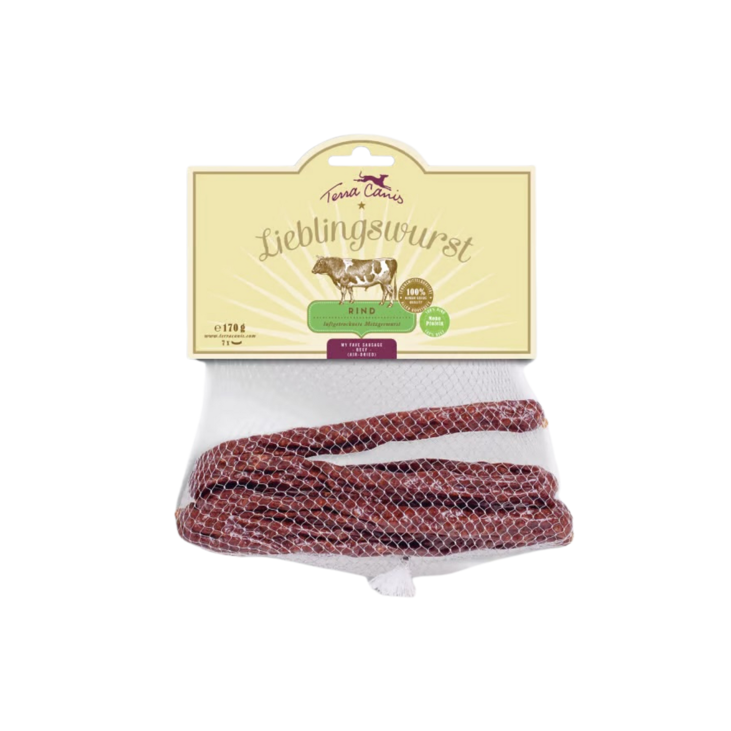 Lieblingswurst Rind, ohne Getreide
