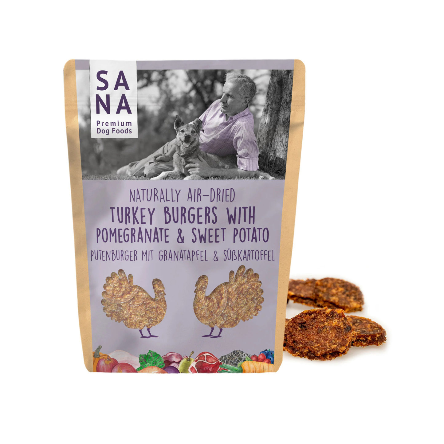 Putenburger mit Süsskartoffel