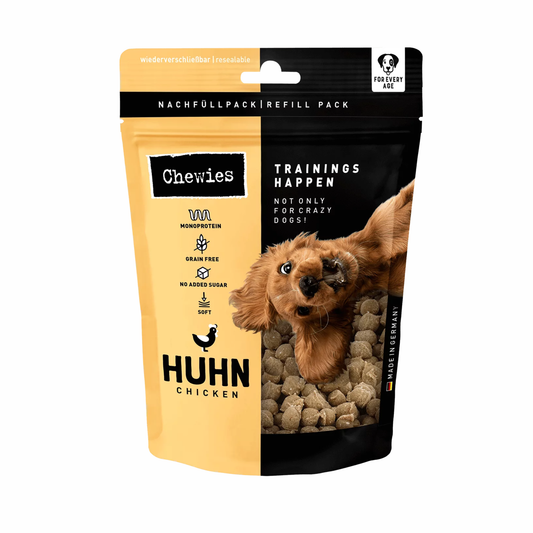 Trainings-Happen Huhn